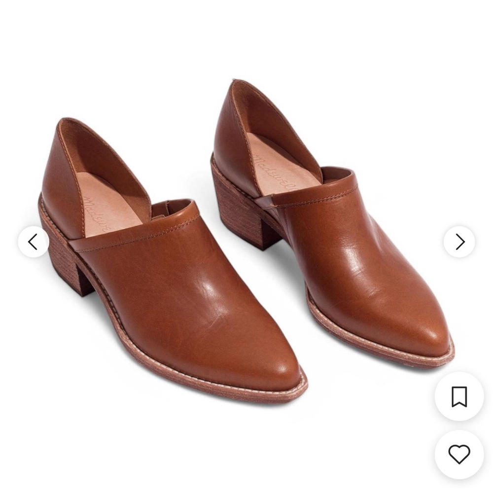 Madewell Tan Leather Loafers Slip-Ons